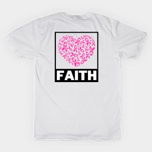 Faith - Breast cancer awareness T-Shirt